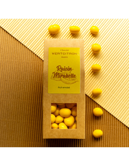 Bonbons au chocolat - Raisin Mirabelle - Sachet de 140g