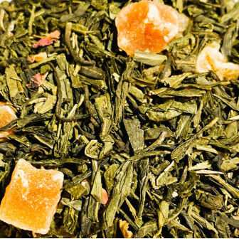 Thé vert aromatisé Perle d'Asie – jasmin & fruits - en vrac 2