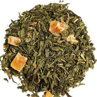 Thé vert aromatisé Perle d'Asie – jasmin & fruits - en vrac
