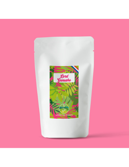 Pochette 100g de rooibos gourmand Lord Ganacho Vertcitron