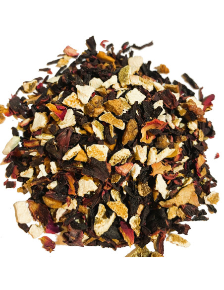 Infusion Hibiscus, Pomme, Orange, Cerise & Vanille – Chenapan - en vrac