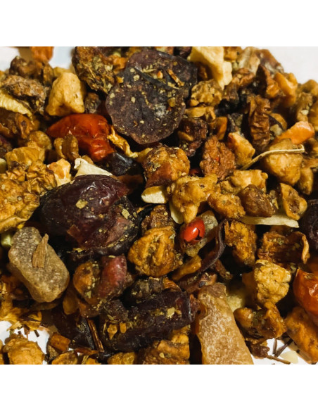 Mélange en vrac Poire d’Automne avec morceaux de fruits séchés
