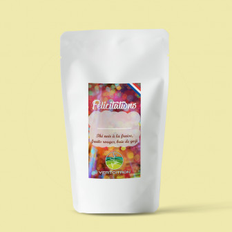 Thé aromatisé à message - Félicitations !