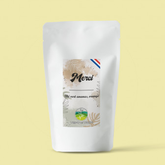 Thé aromatisé à message - MERCI !