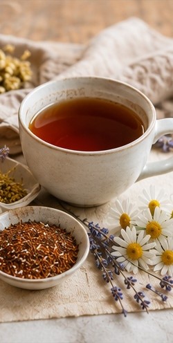 Rooibos et infusion Vertcitron pour une pause sans théine