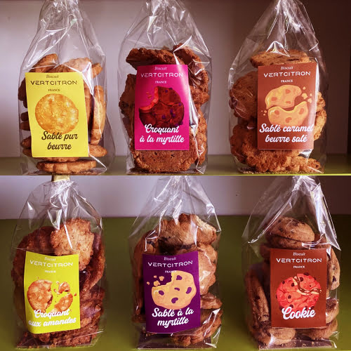 Biscuits artisanaux Vertcitron